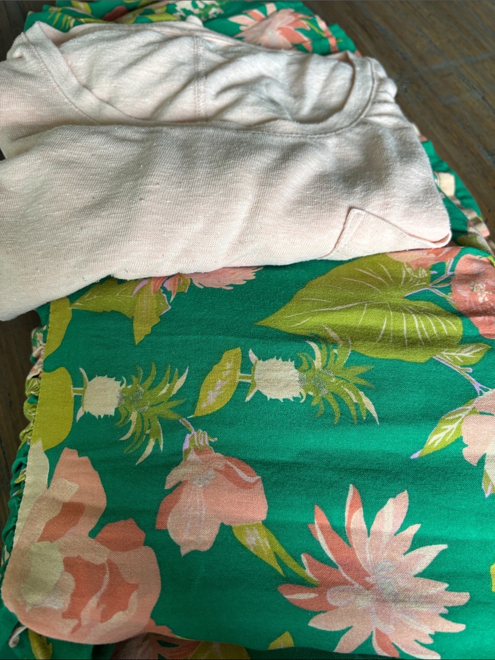 Natural Life size S Hanna floral maxi skirt with Old Navy S top - Picture 16 of 16